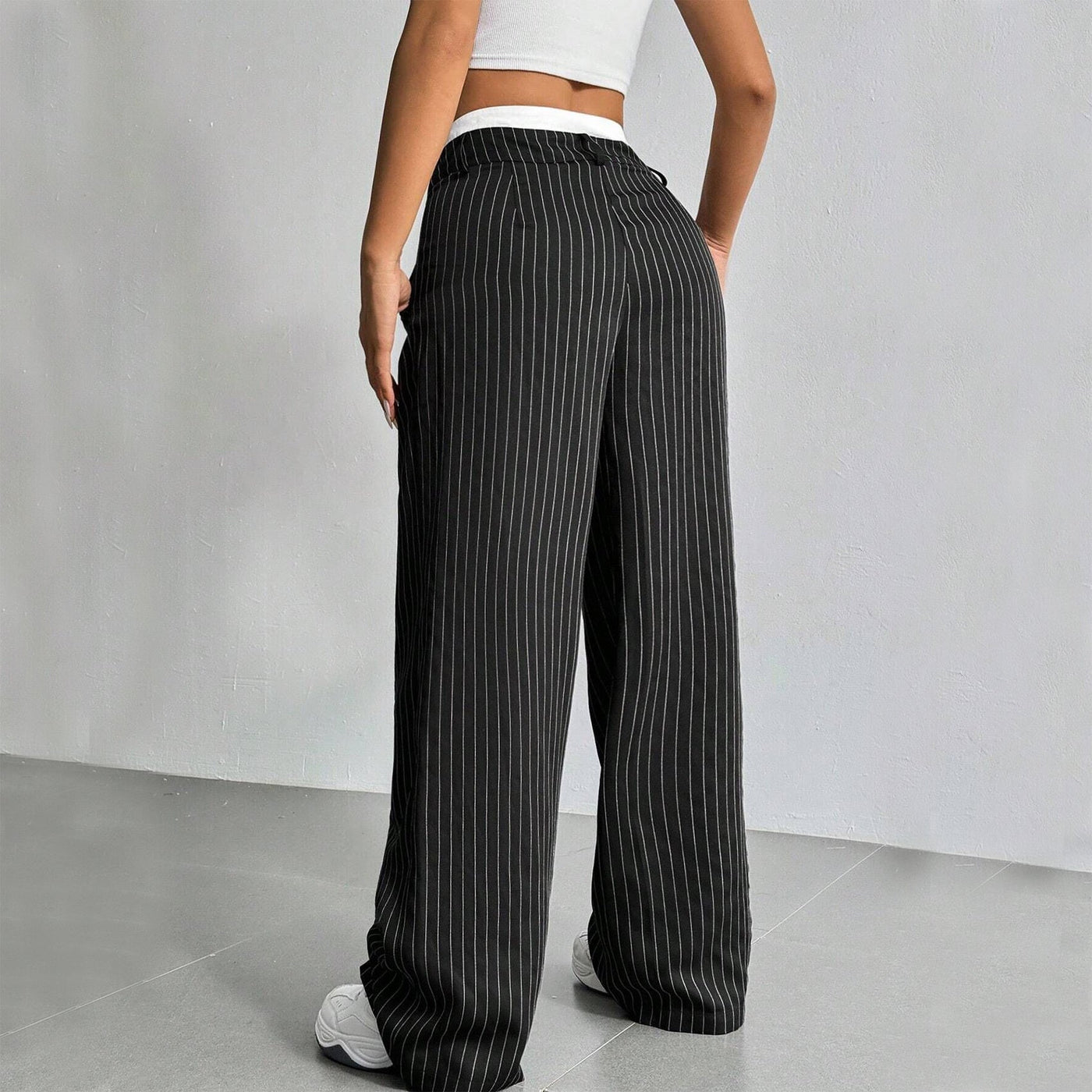 Lauren™ | Striped High-Waisted Pants