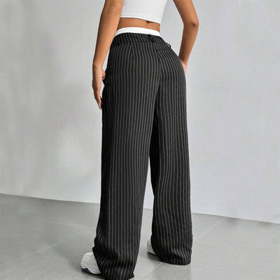 Lauren™ | Striped High-Waisted Pants