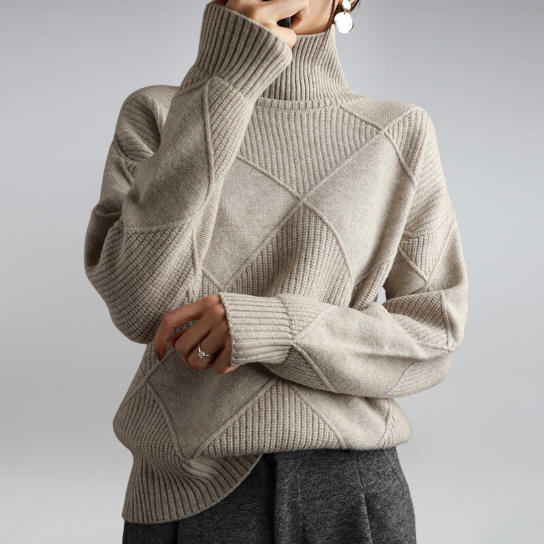 Mila™ | Cashmere Turtleneck