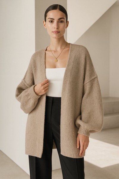 Oversized Cozy Cardigan - Ultra Soft Knit