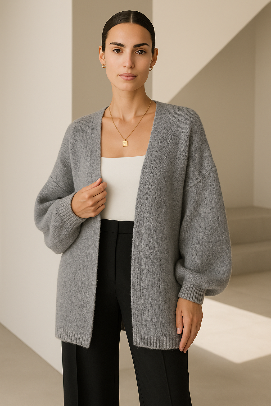 Oversized Cozy Cardigan - Ultra Soft Knit