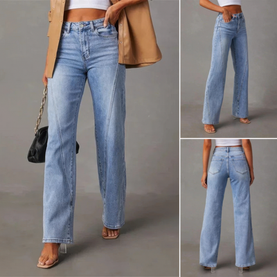 Sienna™ | Wide Leg Jeans with High Waist