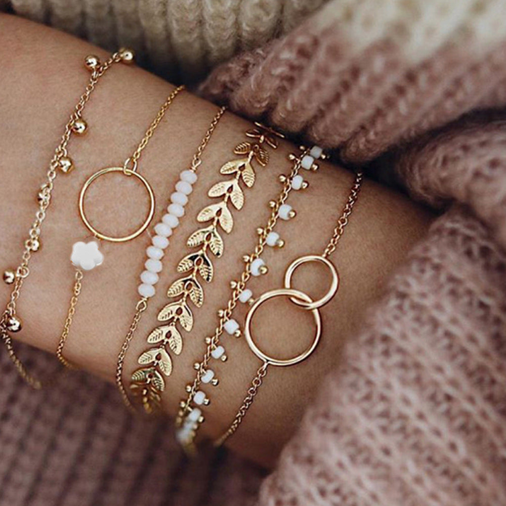 Boho Luxe Gold Bracelet Set